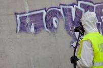 Enlèvement de graffitis